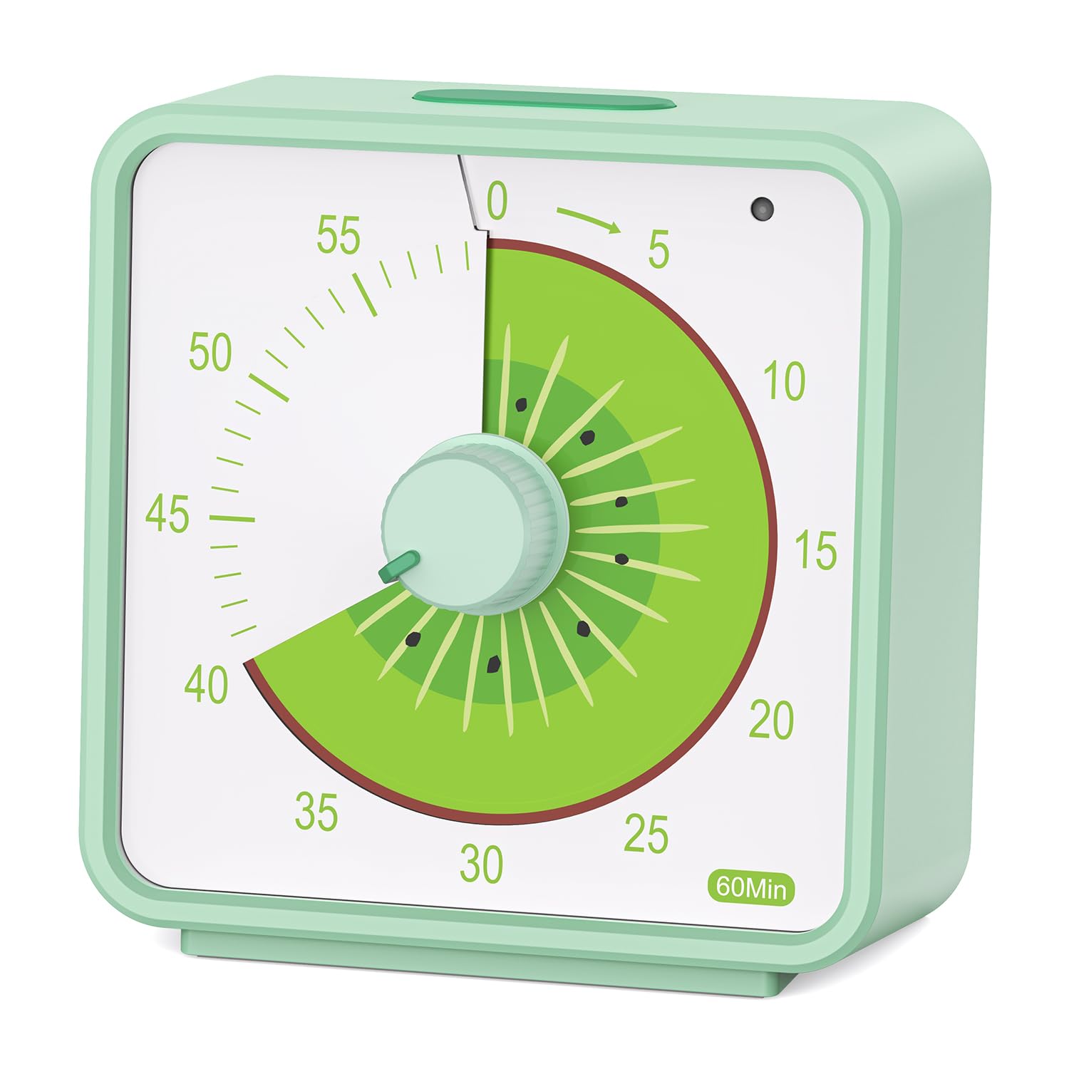 60 Minute Visual Timer for Kids Fruit Pattern Kiwifruit Countdown Timer for Classroom & Kitchen Desk Timer for Study Tim