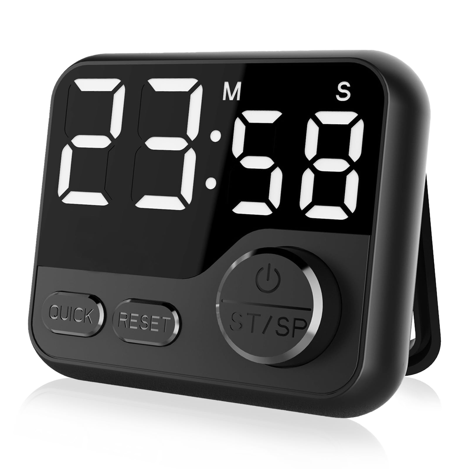 Digital Visual Timer for Kids - CountUp & Countdown Kitchen Timer Magnetic | Perfect for Cooking, Classroom, and Teache