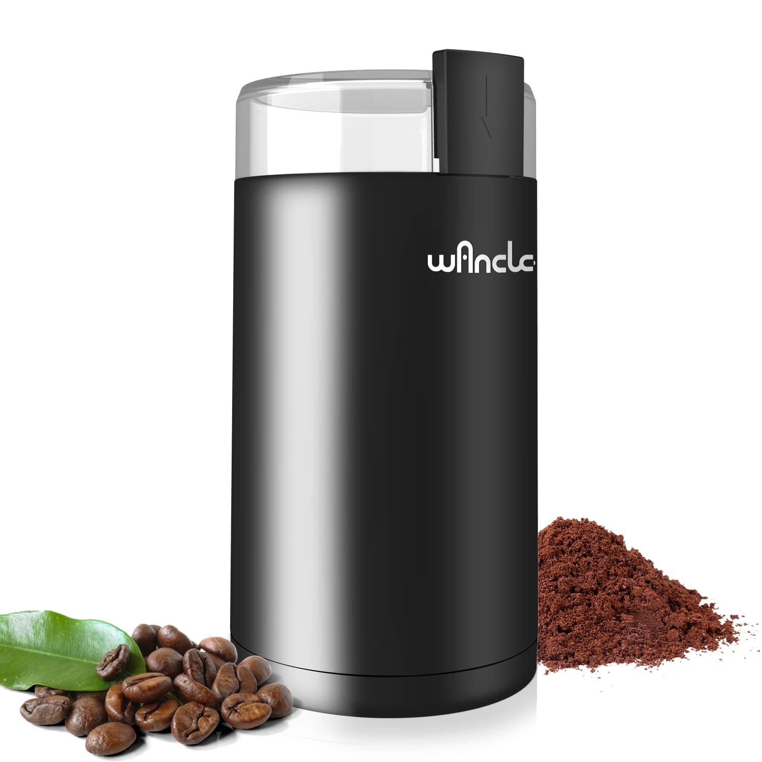 Wancle Electric Coffee Grinder, High-Quality Spice Grinder, One Touch Coffee Mill for Beans, Spices and More - Perfect