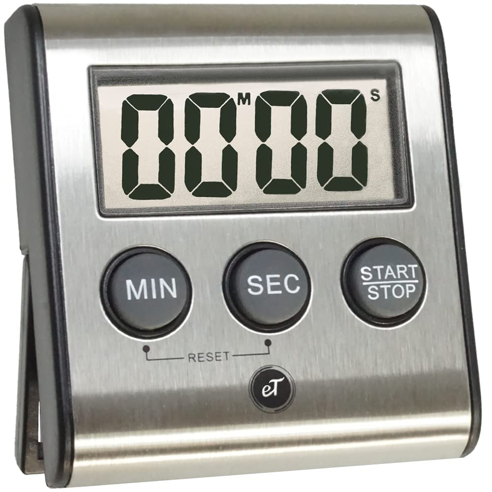 eTradewinds Elegant Digital Kitchen Timer, Stainless Steel Model eT-23 for Culinary Enthusiasts
| eTradewinds Elegant D